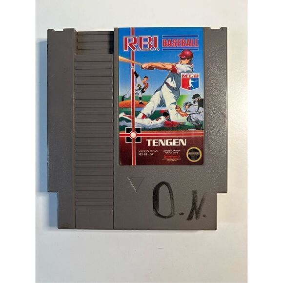 NES RBI BASEBALL TENGEN   - Picture 5 of 5